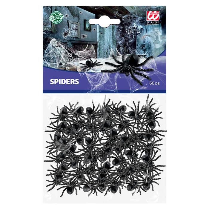Set Of 60 Spiders