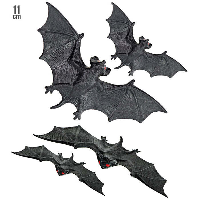 Set Of 4 Bats 11 Cm