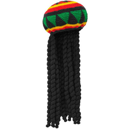Rasta Tam With Extralong Dreadlocks
