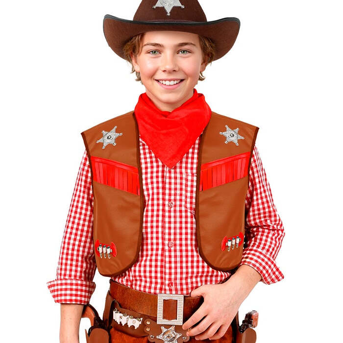 Cowboy - Brown  Vest 