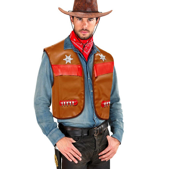 Cowboy - Brown  Vest 
