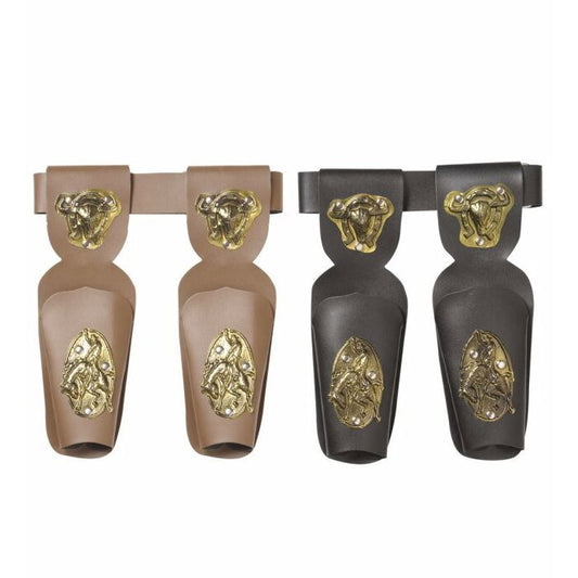 Cowboy Double Pistol Holster 2 Colors Ass.: 4 Black, 2 Brown