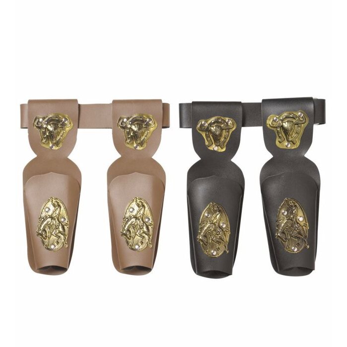 Cowboy Double Pistol Holster 2 Colors Ass.: 4 Black, 2 Brown