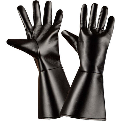 Black Character Gloves Leatherlook