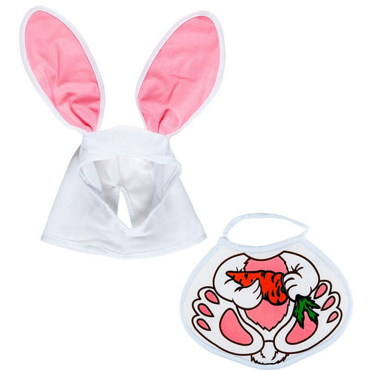 Bunny  Bonnet & Bib 