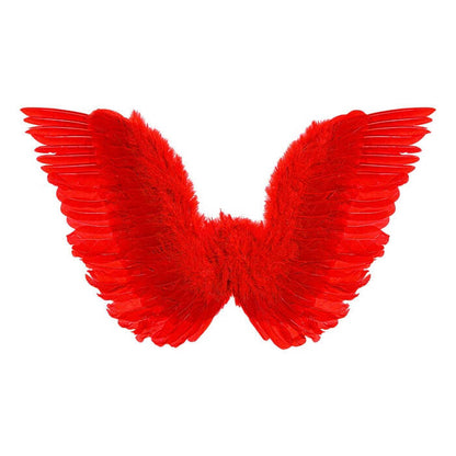 Red Feathered Wings 78X36 Cm