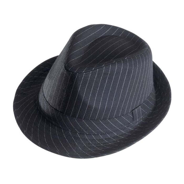 Striped Gangster Hat Deluxe Quality