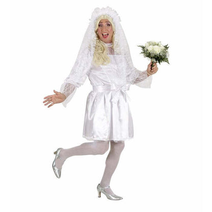 Male Bride  Dress, Belt, Headpiece With Veil 