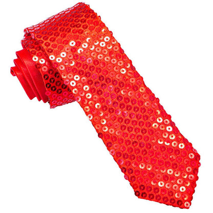 Red Sequin Necktie