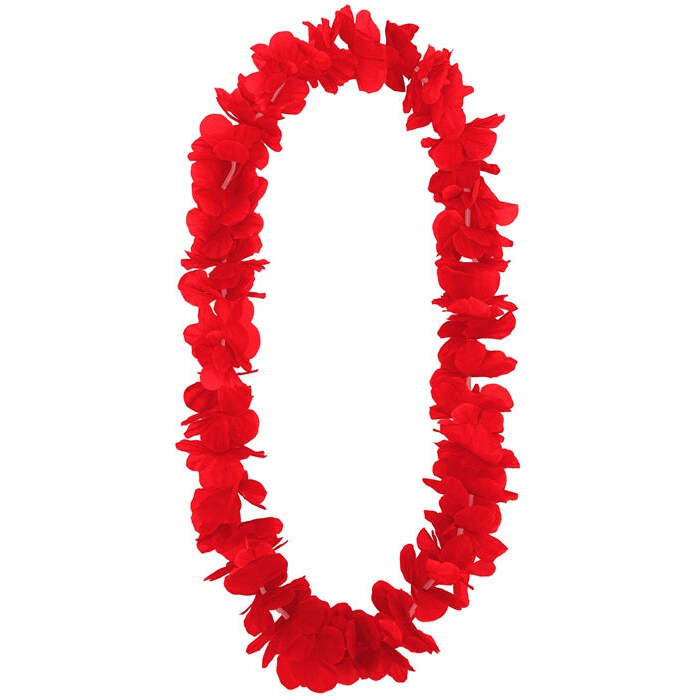 Red Hawaiian Lei