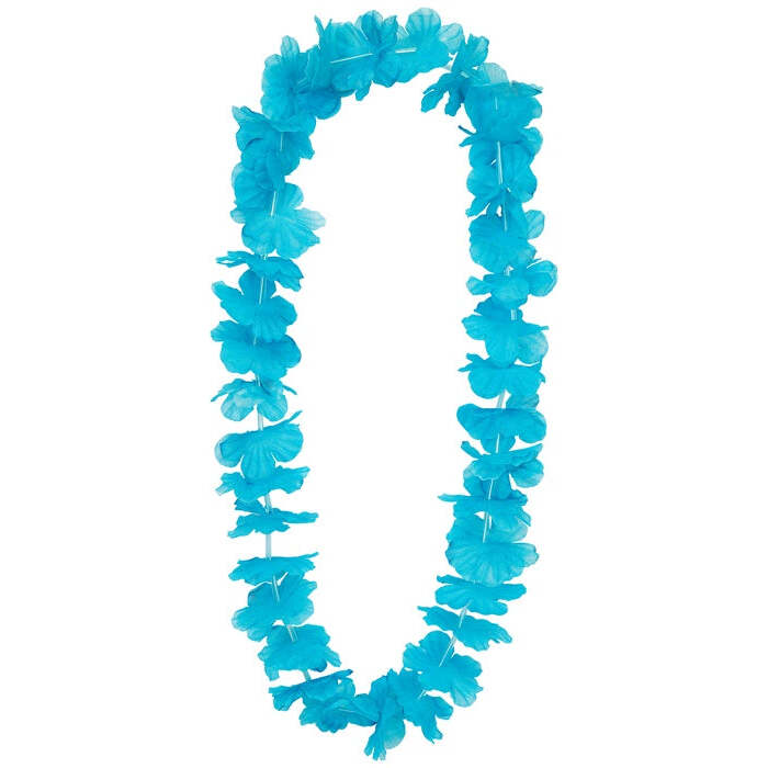 Light Blue Hawaiian Lei
