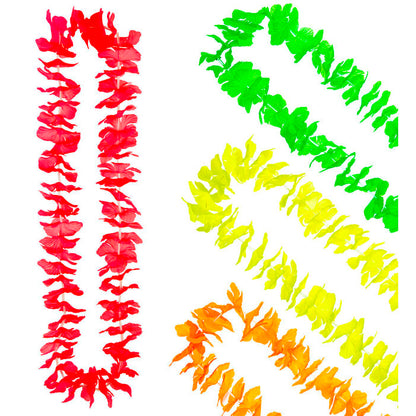 Neon Color Hawaiian Lei 4 Colors Ass.