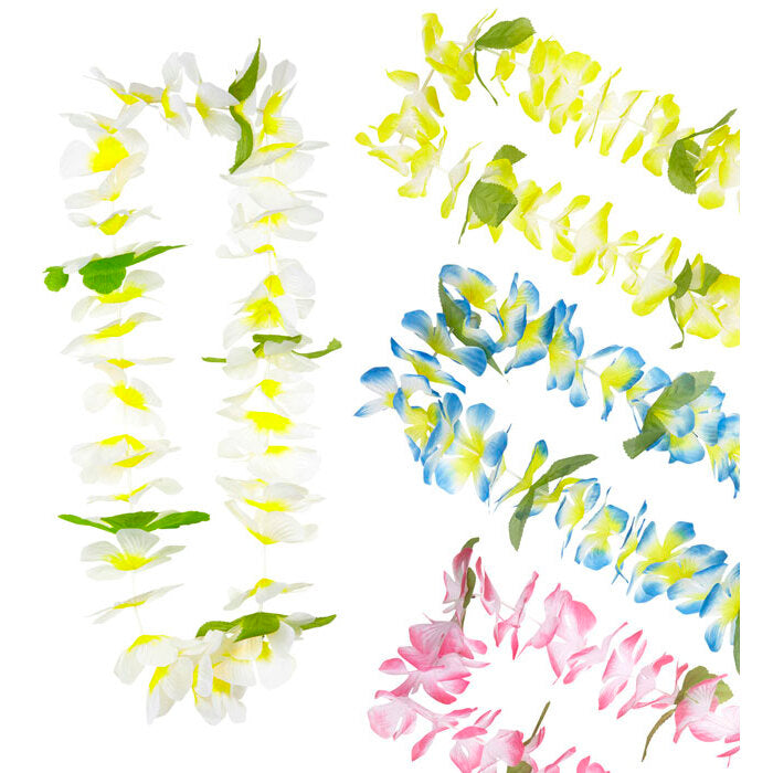 Honolulu Hawaiian Lei 4 Colors Ass.