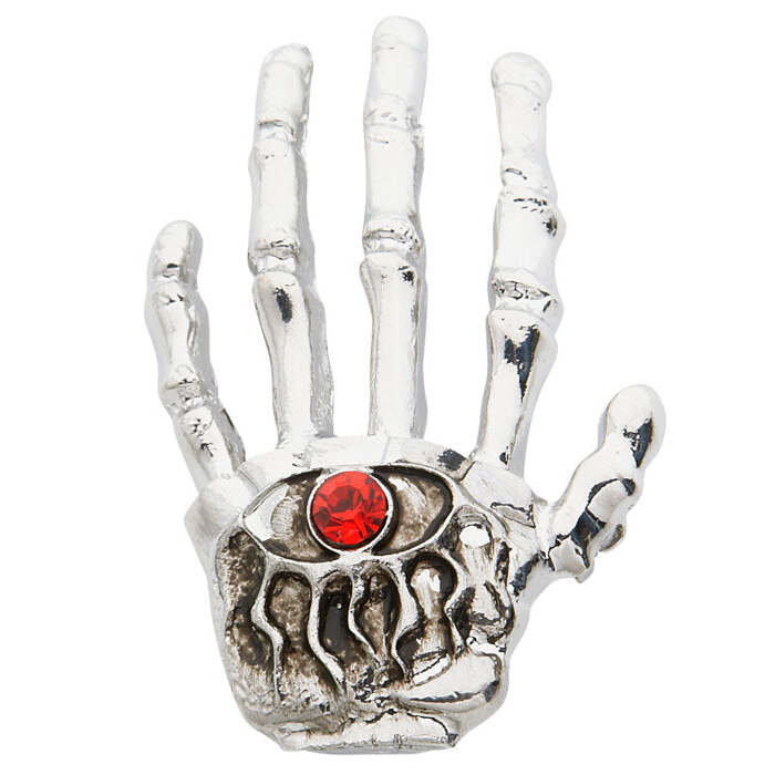 Skeleton Hand Brooches