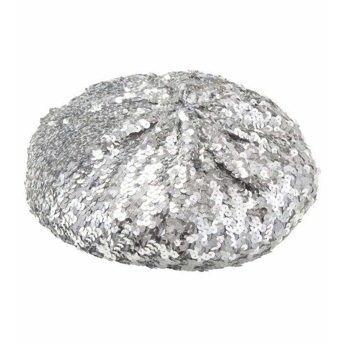 Silver Sequin Basco Hat