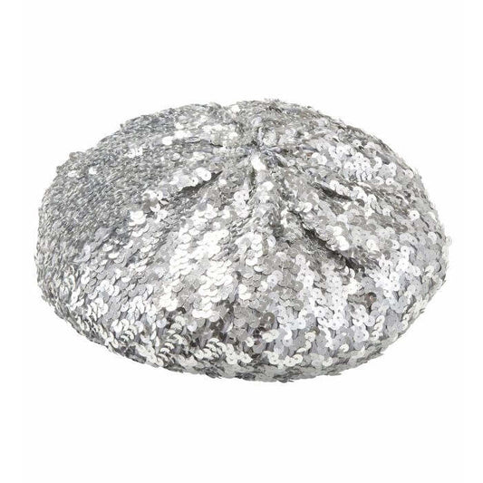 Silver Sequin Basco Hat