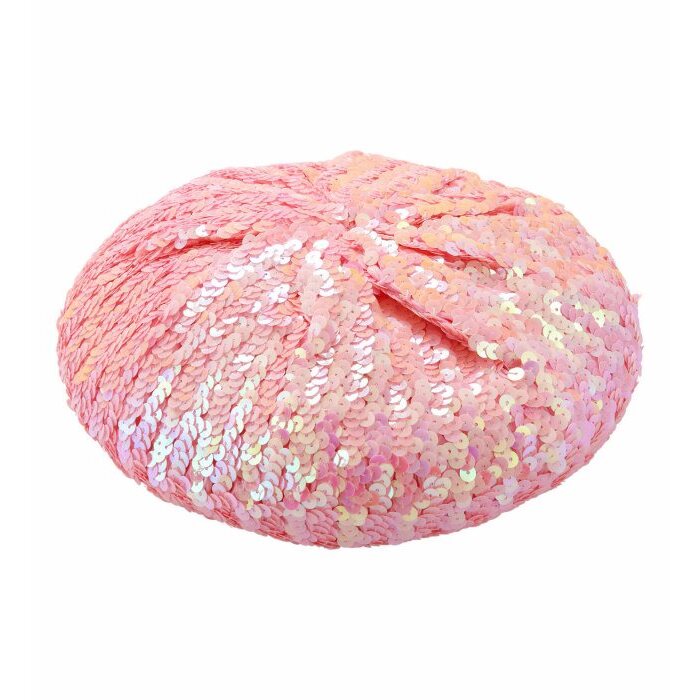 Pink Sequin Basco Hat
