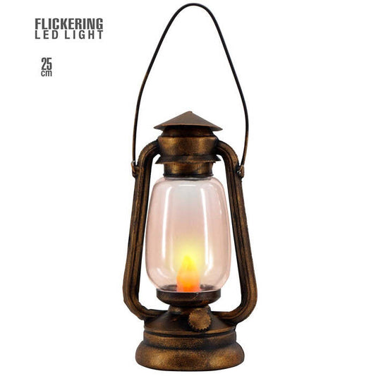 Lantern With Flickering Led Light 
