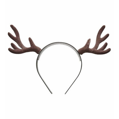 Flocked Reindeer Horns