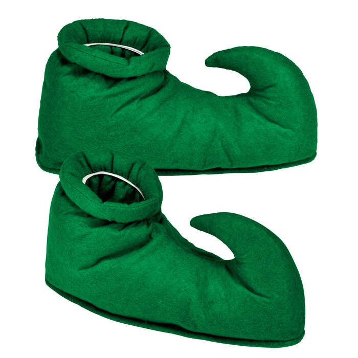 Green Elf Shoe Covers