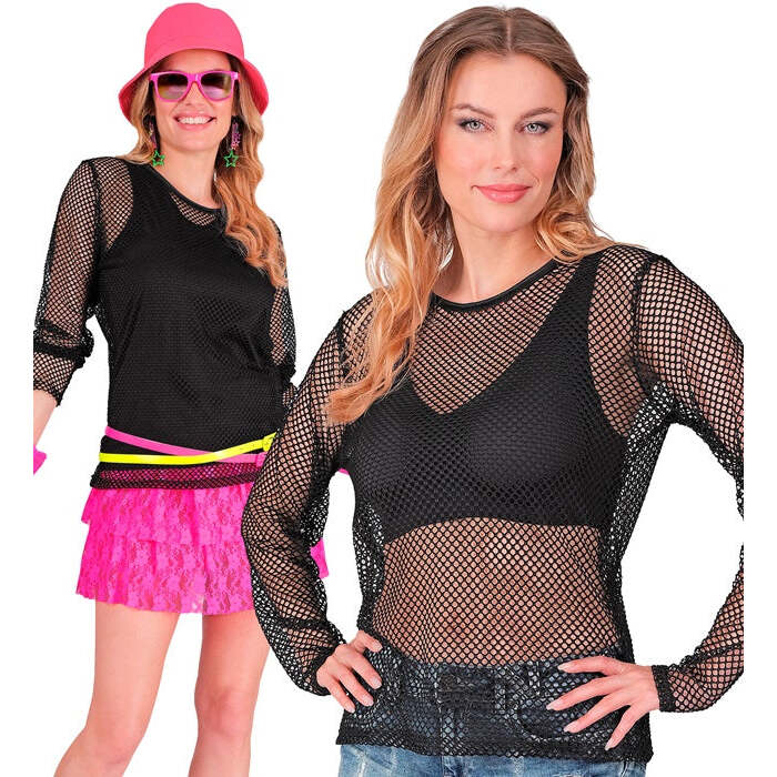 Black Net Shirt