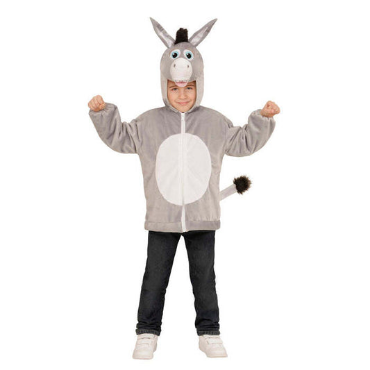 Donkey In Soft Plush  Hoodie With Mask 
