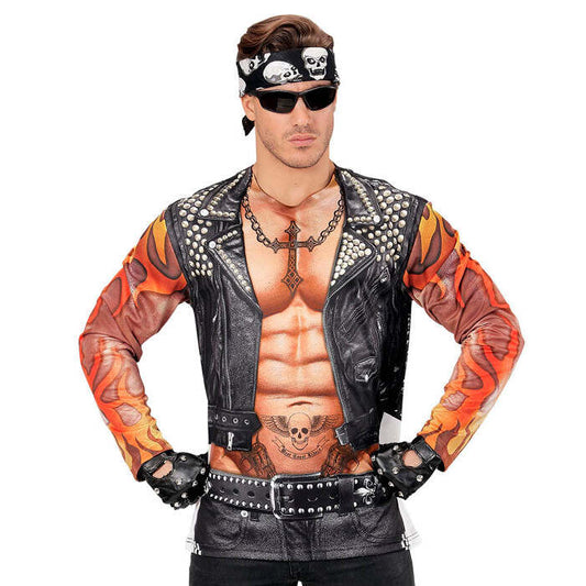 Rocker / Biker  Photorealistic Sublimation Printed T-Shirt 