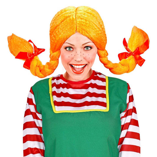 Playful Girl Wig With Bendable Plaits - In Box