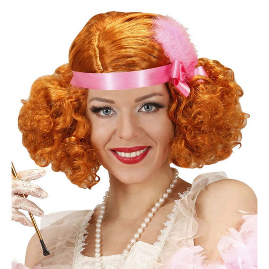Red Roaring 20S Flapper Wigs In Box