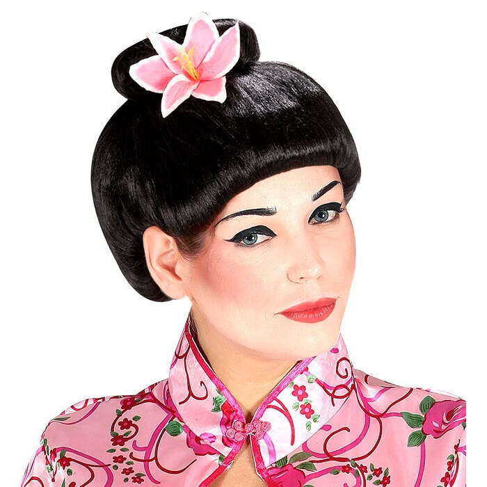 Fujiko Wig With Flower In Box