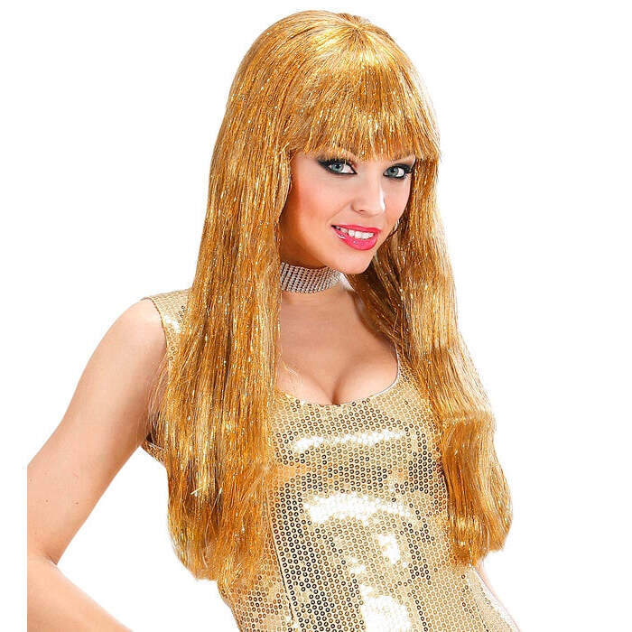Glitzy Glamour Wig Gold - In Box