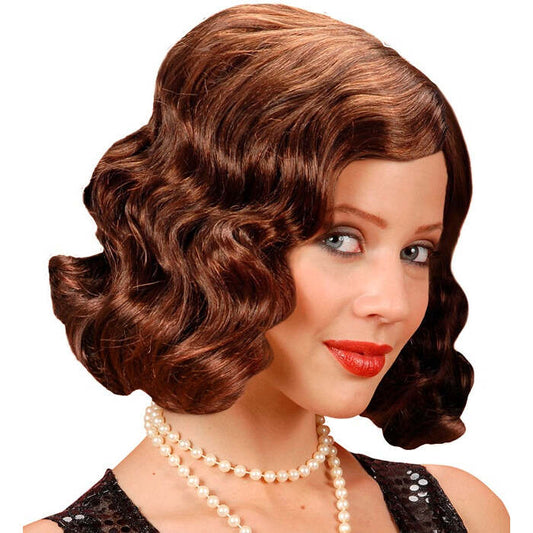 Roaring 20S Wig Brown - In Box