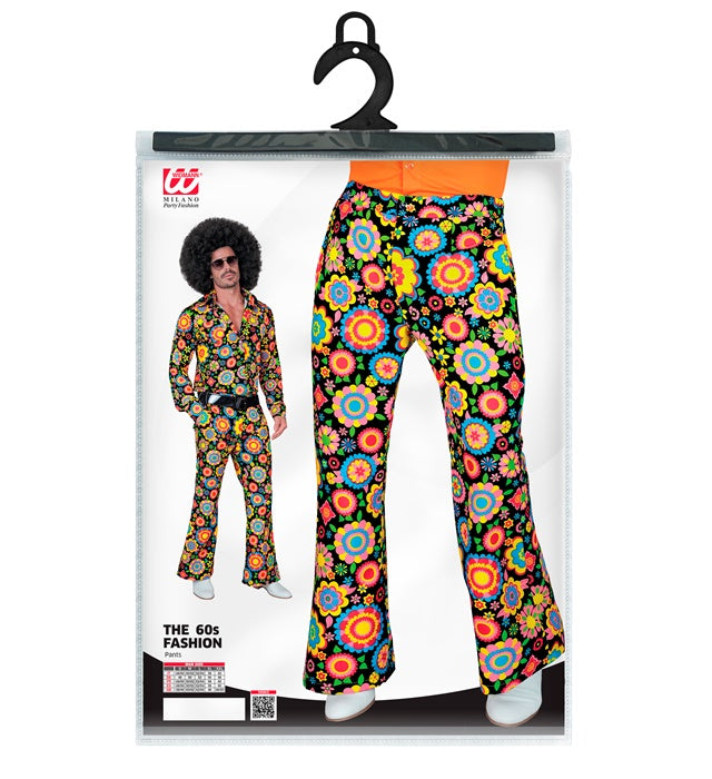 The 60S Fashion - Colorful Flowers  Pants 