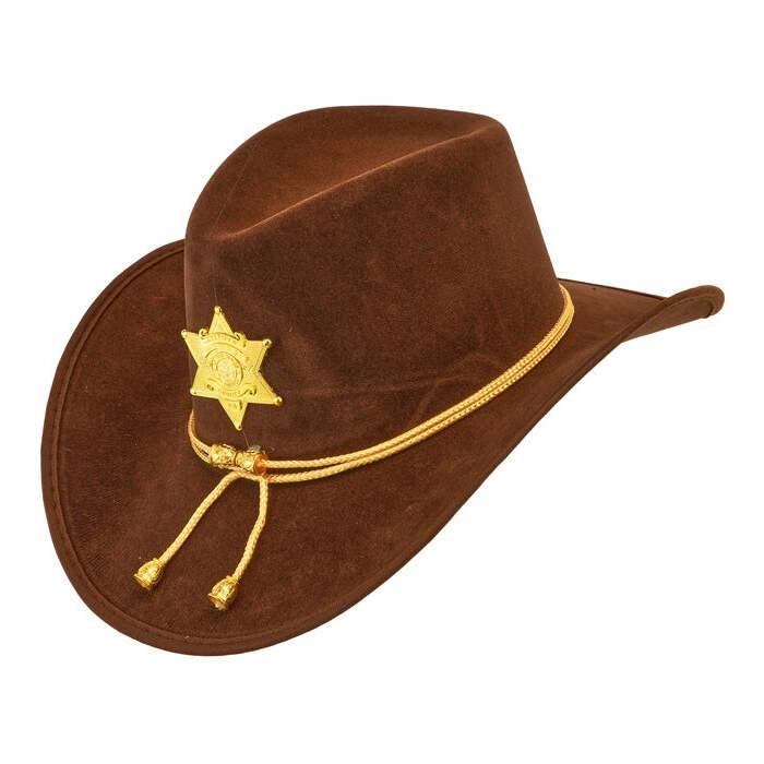 Texas Ranger Sheriff Cowboy Hat Image 1