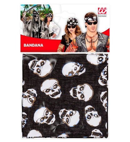 Skulls Bandana 55X55 Cm - 100% Cotton