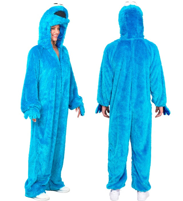 Sweets Monster  Hooded Jumpsuit With Mask 