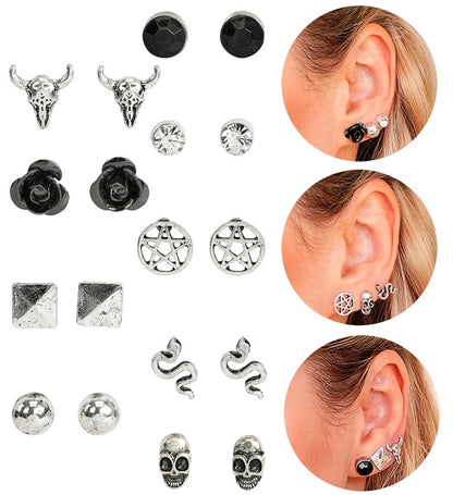 Character Earrings 9 Different Styles On Card