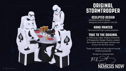 The Original Stormtrooper Poker Face Gambling Figurine 18.3cm 8