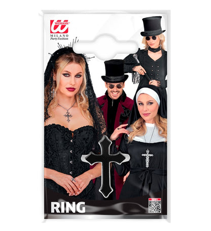 Ring Cross Black