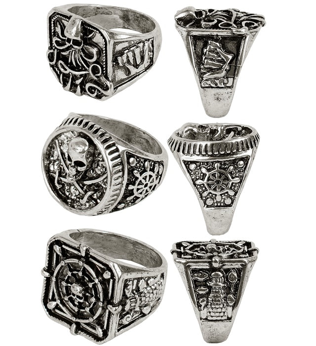 Rings Pirate Assortment 3 Styles