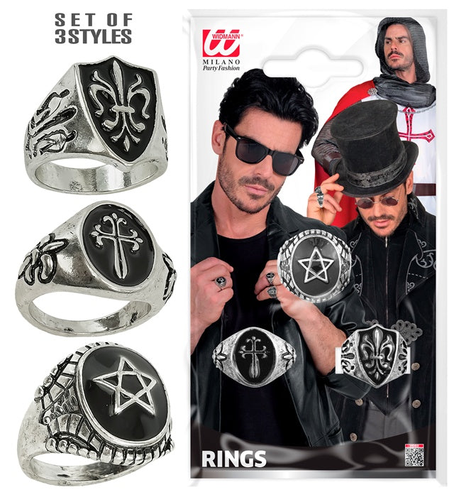 Rings Gothic Assortment 3 Styles
