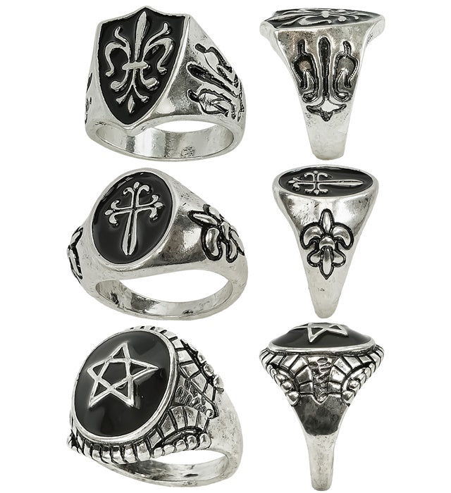 Rings Gothic Assortment 3 Styles