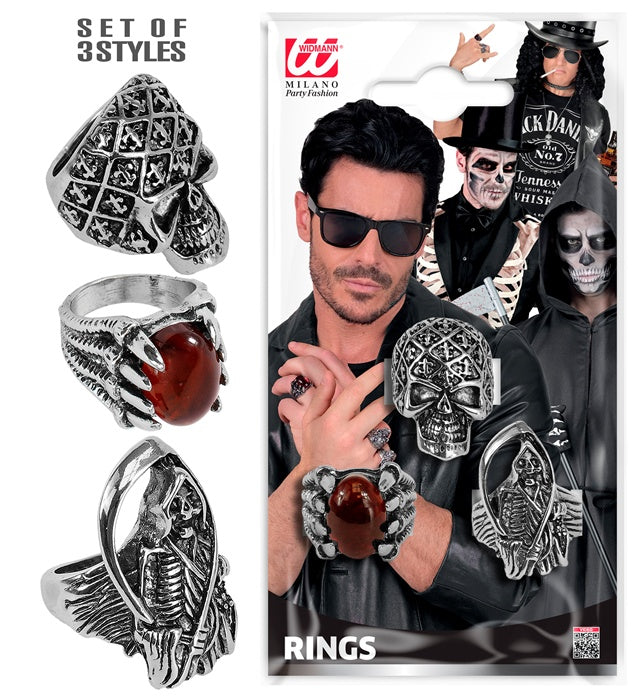 Rings Halloween Assortment 3 Styles