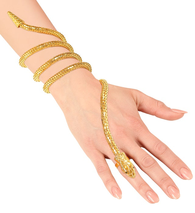 Finger Bracelet Snake Gold