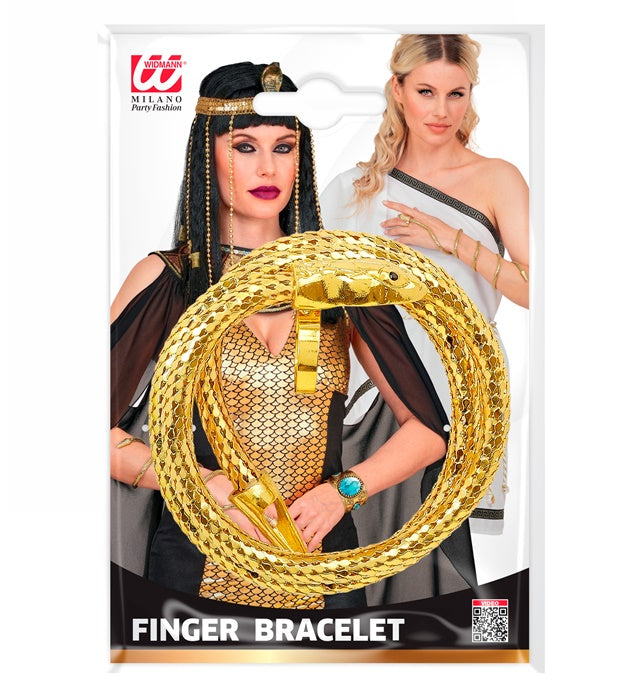 Finger Bracelet Snake Gold