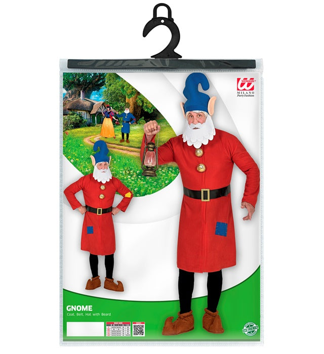 Gnome  Jacket, Belt, Hat With Beard 