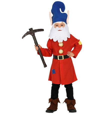 Gnome  Jacket, Belt, Hat With Beard 