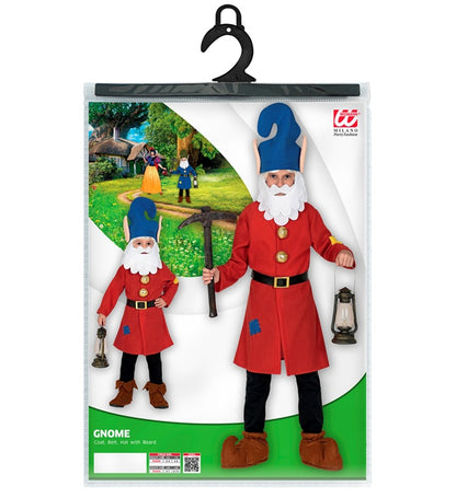 Gnome  Jacket, Belt, Hat With Beard 