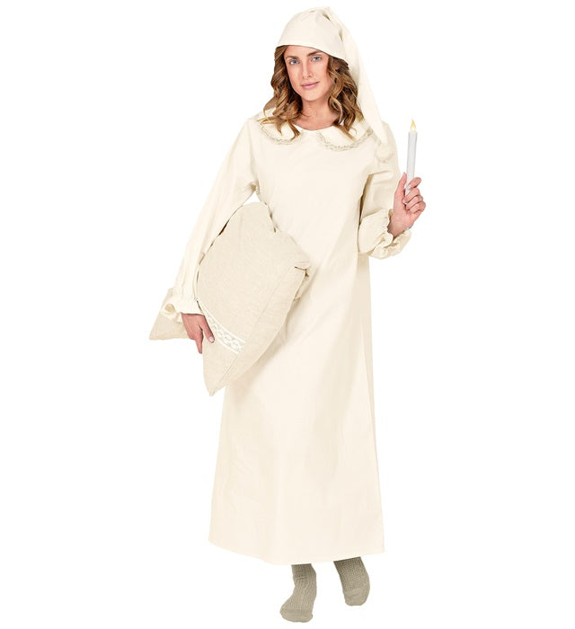 Vintage Nightwear  Nightgown, Headpiece 