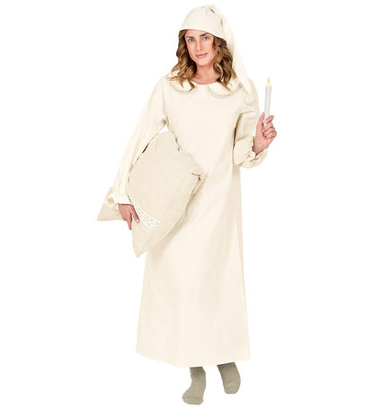 Vintage Nightwear  Nightgown, Headpiece 